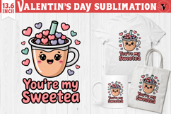 Cute Valentine&#039;s sublimation | Valentines day love clipart Product Image 1