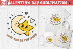 Cute Valentine&#039;s sublimation | Valentines day love clipart Product Image 1