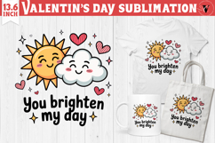 Cute Valentine&#039;s sublimation | Valentines day love clipart Product Image 1