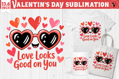 Cute Valentine's sublimation | Valentines day love clipart Product Image 1