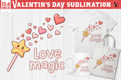 Cute Valentine&#039;s sublimation | Valentines day love clipart Product Image 1