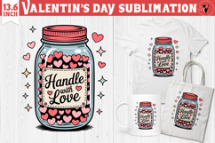Cute Valentine's sublimation | Valentines day love clipart Product Image 1