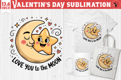 Cute Valentine's sublimation | Valentines day love clipart Product Image 1