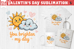 Cute Valentine's sublimation | Valentines day love clipart Product Image 1