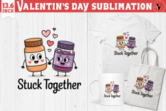 Cute Valentine's sublimation | Valentines day love clipart Product Image 1