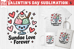 Cute Valentine's sublimation | Valentines day love clipart Product Image 1