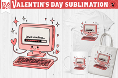 Cute Valentine's sublimation | Valentines day love clipart Product Image 1
