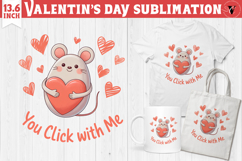 Cute Valentine&#039;s sublimation | Valentines day love clipart Product Image 1