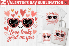 Cute Valentine's sublimation | Valentines day love clipart Product Image 1