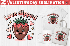 Cute Valentine's sublimation | Valentines day love clipart Product Image 1