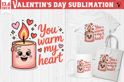 Cute Valentine's sublimation | Valentines day love clipart Product Image 1