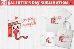 Cute Valentine's sublimation | Valentines day love clipart Product Image 1