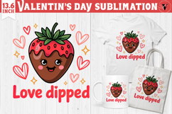 Cute Valentine's sublimation | Valentines day love clipart Product Image 1