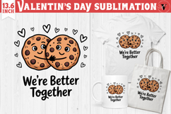 Cute Valentine's sublimation | Valentines day love clipart Product Image 1