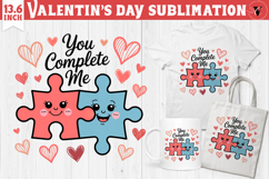 Cute Valentine's sublimation | Valentines day love clipart Product Image 1