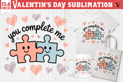 Cute Valentine's sublimation | Valentines day love clipart Product Image 1