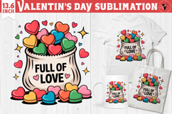 Cute Valentine's sublimation | Valentines day love clipart Product Image 1