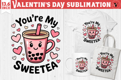 Cute Valentine's sublimation | Valentines day love clipart Product Image 1