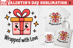 Cute Valentine's sublimation | Valentines day love clipart Product Image 1