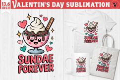 Cute Valentine's sublimation | Valentines day love clipart Product Image 1