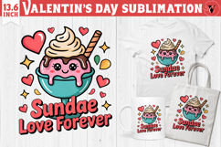 Cute Valentine's sublimation | Valentines day love clipart Product Image 1