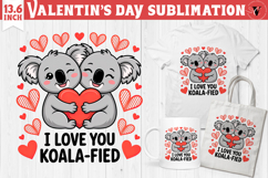 Cute Valentine's sublimation | Valentines day love clipart Product Image 1
