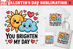 Cute Valentine's sublimation | Valentines day love clipart Product Image 1