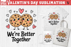 Cute Valentine's sublimation | Valentines day love clipart Product Image 1