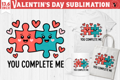 Cute Valentine's sublimation | Valentines day love clipart Product Image 1