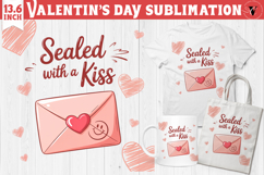 Cute Valentine's sublimation | Valentines day love clipart Product Image 1