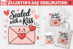 Cute Valentine's sublimation | Valentines day love clipart Product Image 1