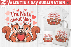 Cute Valentine's sublimation | Valentines day love clipart Product Image 1