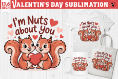Cute Valentine's sublimation | Valentines day love clipart Product Image 1