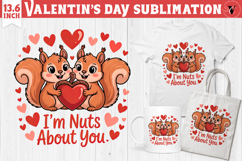 Cute Valentine's sublimation | Valentines day love clipart Product Image 1