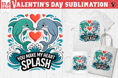 Cute Valentine's sublimation | Valentines day love clipart Product Image 1