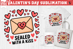 Cute Valentine's sublimation | Valentines day love clipart Product Image 1