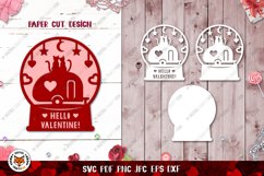 Happy Valentines Day Card Bundle SVG | Valentine Paper Cut Product Image 10