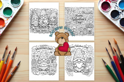 Valentines Day Coloring Pages Product Image 1