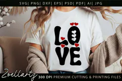 Valentine's Day SVG PNG EPS DXF Love Heart SVG for Cricut Product Image 3