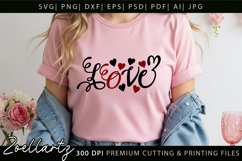 Valentine's Day SVG PNG EPS DXF Love Heart SVG for Cricut Product Image 3