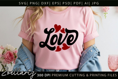 Valentine's Day SVG PNG EPS DXF Love Heart SVG for Cricut Product Image 2