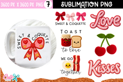 Crochet valentine Sublimation Design Bundle |DTF Transfer Product Image 1