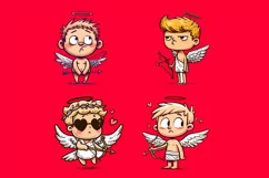 Little Cupid Clipart, Valentines Day Clip Art Product Image 3