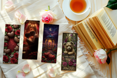 Valentine's Day Bookmarks, Printable Valentine Bookmarks, s1 Product Image 2