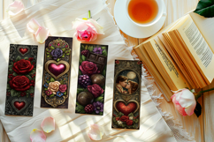 Valentine's Day Bookmarks, Printable Valentine Bookmarks, 11 Product Image 2