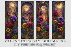 Valentine's Day Bookmarks, Printable Valentine Bookmarks, 13 Product Image 1
