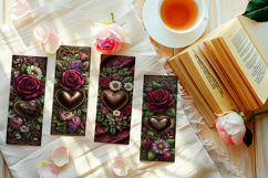Valentine's Day Bookmarks, Printable Valentine Bookmarks, 15 Product Image 2