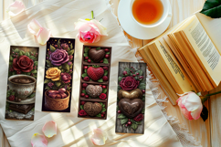 Valentine's Day Bookmarks, Printable Valentine Bookmarks, s2 Product Image 2