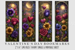 Valentine's Day Bookmarks, Printable Valentine Bookmarks, 22 Product Image 1