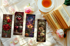 Valentine's Day Bookmarks, Printable Valentine Bookmarks, s5 Product Image 2